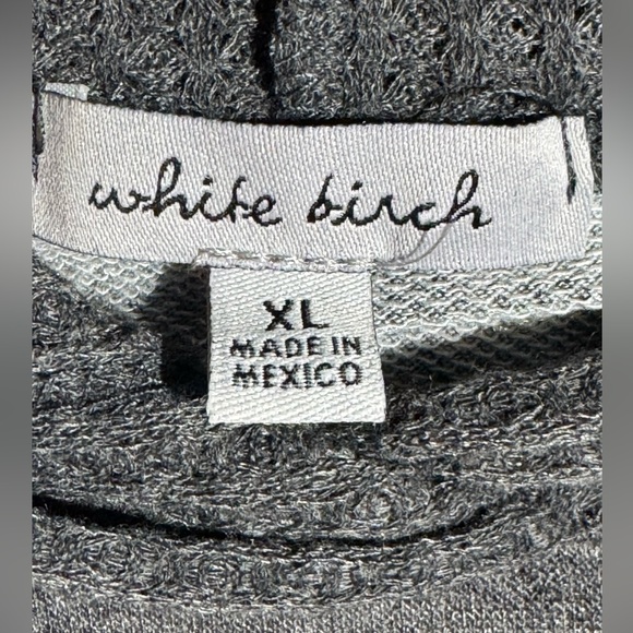 White Birch Gray With Color Splatter Sweatshirt With Pockets Size XL - Picture 2 of 6